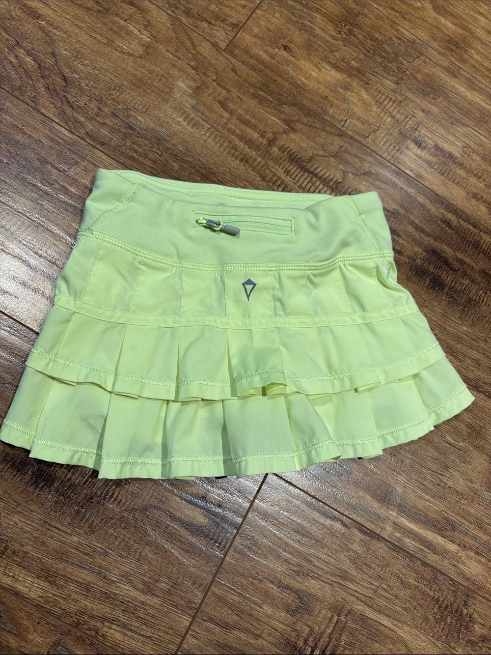 Ivivva Neon Yellow Layered Ruffle Skort
